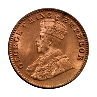 1926 1/4 ANNA George V KING EMPEROR BRITISH INDIA COIN