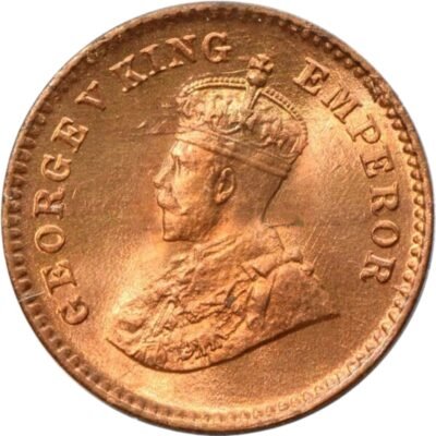 Bronze One Twelfth Anna Coin of King George V India 1932