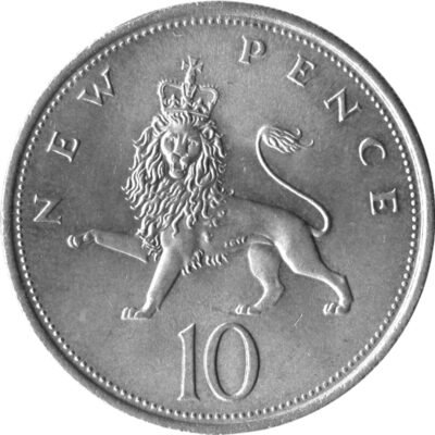 Elizabeth II 10 Pence 1969