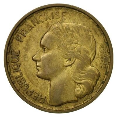 France 20 Francs 1950 B Coin, Guiraud, Beaumont – Le Roger