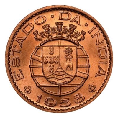 India-Portuguese 30 Centavos 1958