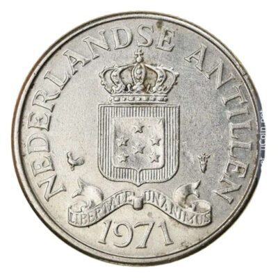 Nederlandse Antillen 25 cents,...