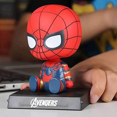 Spiderman Action Figure Limited Edition ,Bobblehead Mobile Holder