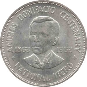 Philippines Peso 1963 _ Coin front side