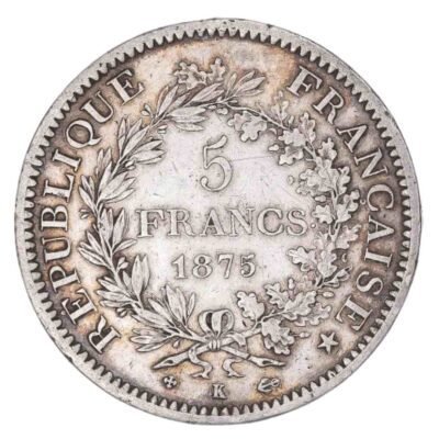 France 10 francs, 1875