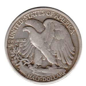 1935 Liberty Walking Half Dollar VF Very Fine 90% Silver 50c US Coin-Back