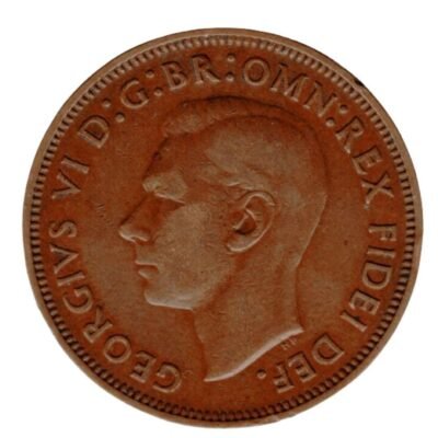 1952UK Half Penny Elizabeth II...