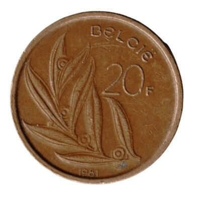 20 Francs – Baudouin I 1981 – Belgium