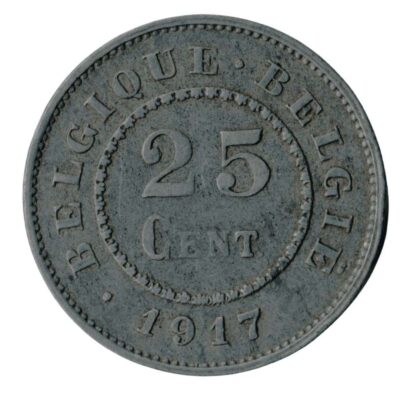 25 Centimes German Occupation Coinage...