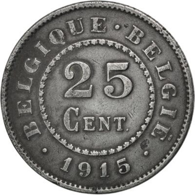 5 Centimes Belgium German Occupation Coinage 1915