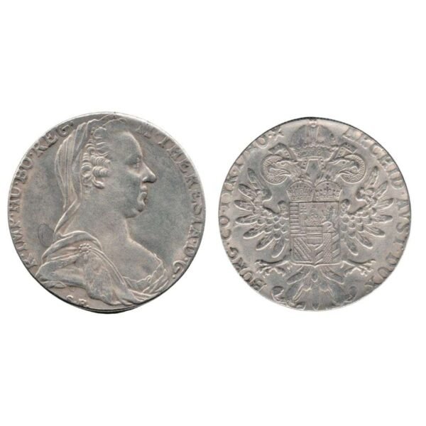 Coin Austria 1 Thaler Maria-Theresa – 1780-Front & Back