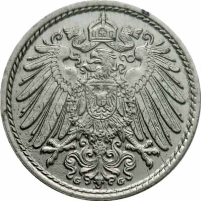 Germany, Empire 5 Pfennig 1910