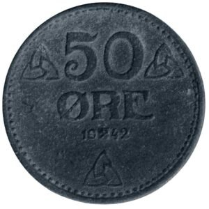 Norway 50 Øre 1942_back