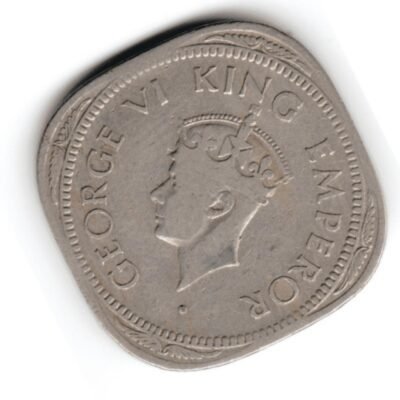 Rare India 1946 King George Vi 2 Annas Coin