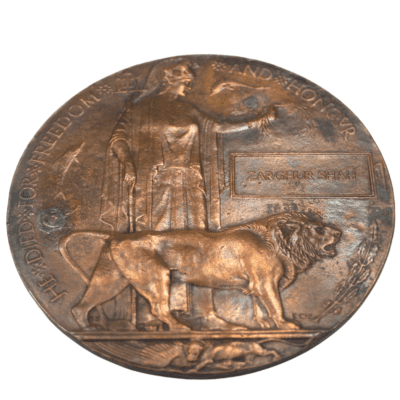 Medal of “He Died For Freedom And Honor (Zarghur Shah)” Shield