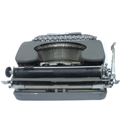 Metal Japy typewriter in its vintage...