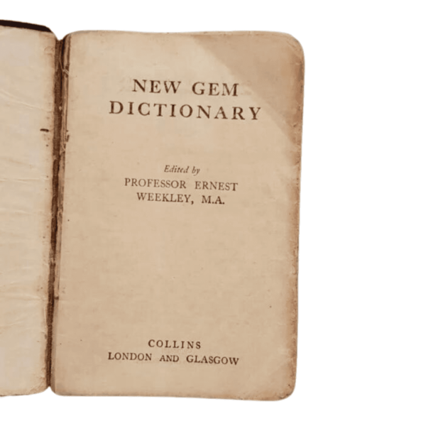 NEW GEM DICTIONARY