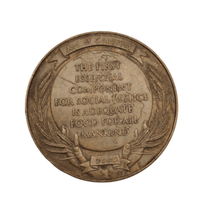 Norman Borlaug USA Medal back