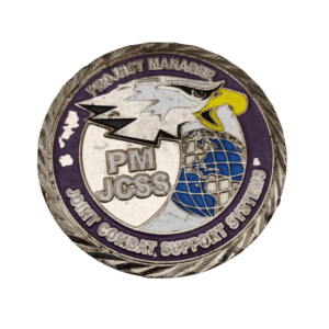 PM jcss project manager Joint Combat Support Systems Medal front