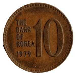 South Korea 10 Won 1979 _ Coin back side