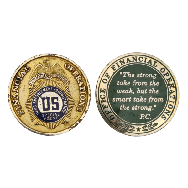 Usa Special Agent Office of Financial Operations Medal