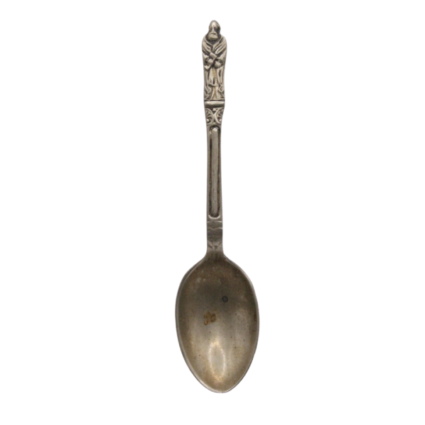 Vintage Apostle, Monk or Priest (top) on Copper Brass Souvenir Spoon