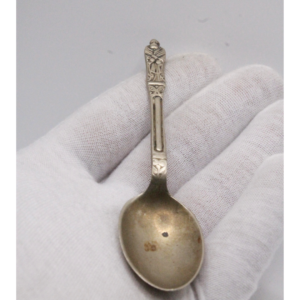Vintage Apostle, Monk or Priest (top) on Copper Brass Souvenir Spoon hand