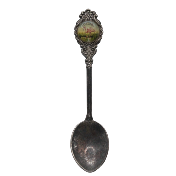 Vintage Cameo Silver Plated Spoon