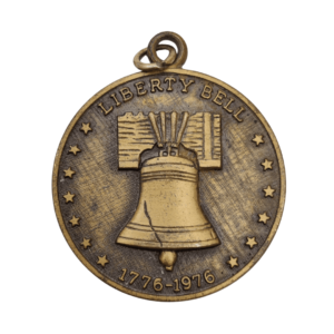 Vintage LIBERTY BELL 1776 -1976 Bicentennial medal medallion coin token back