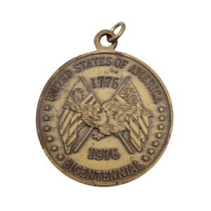 Vintage LIBERTY BELL 1776 -1976 Bicentennial medal medallion coin token front