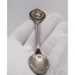 Vintage Quaconque Jeceris Stabit Silver Plated Spoon hand