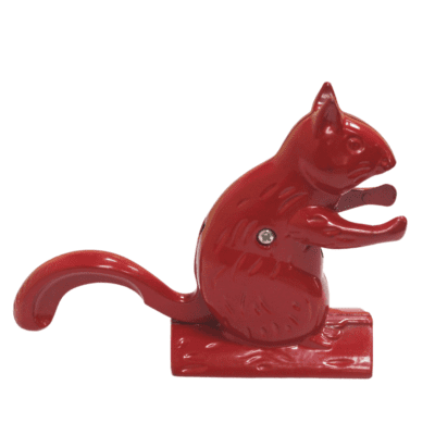 Villeroy and Boch Red Metal Squirrel Nutcracker