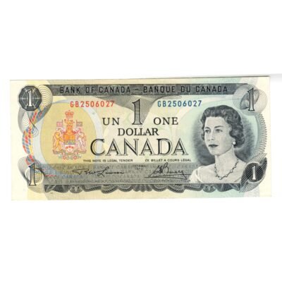 Canada 1 Dollar 1973 Banknote UNC Conditon