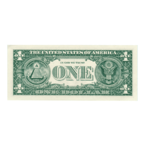 1 Dollar United States of America 2017 back