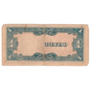 1 Peso Philippines 1943 back