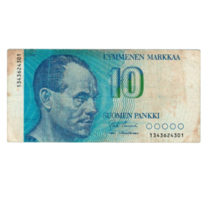 10 Mark Finland 1986 front n