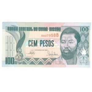100 Pesos Guinea-Bissau 1990 front