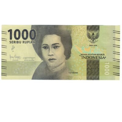 1000 Rupiah Indonesia 2016 UNC Condition