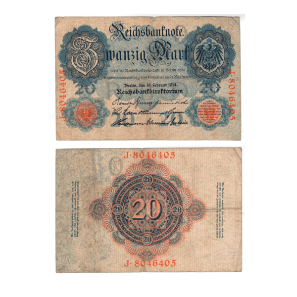 20 Mark Germany 1914