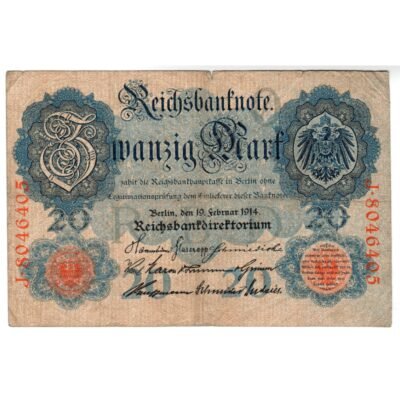 20 Mark Germany 1914