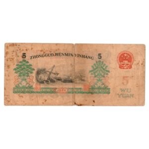 5 Chinese Yuan Banknote Back Side-min