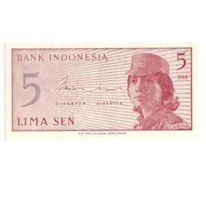 5 Sen Indonesia 1964 front