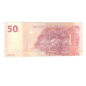 50 Francs Democratic Republic of the Congo 2013 back