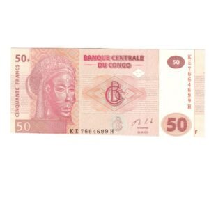 50 Francs Democratic Republic of the Congo 2013 front