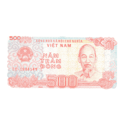 500 Dong Vietnam 1988 UNC Condition