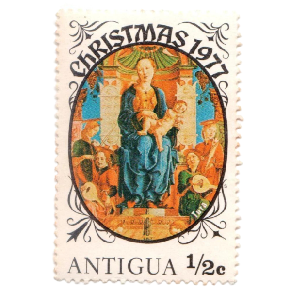 ANTIGUA Christmas Virgin and Child by Cosimo Tur 1977 n