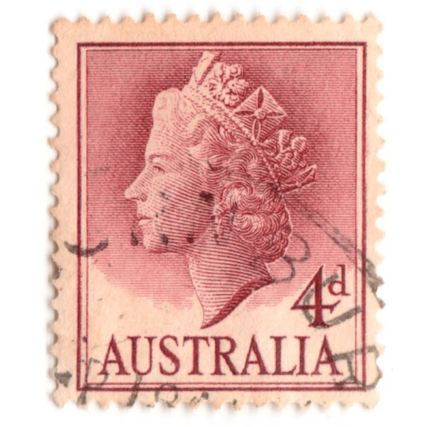 Australia - 1957 Queen Elizabeth II AED 5