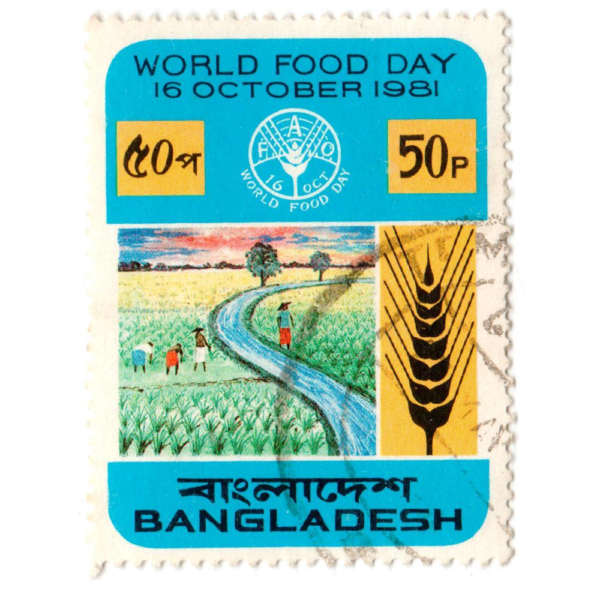 BANGLADESH 1981 STAMP (50P) WORLD FOOD DAY. Price 3 Aed