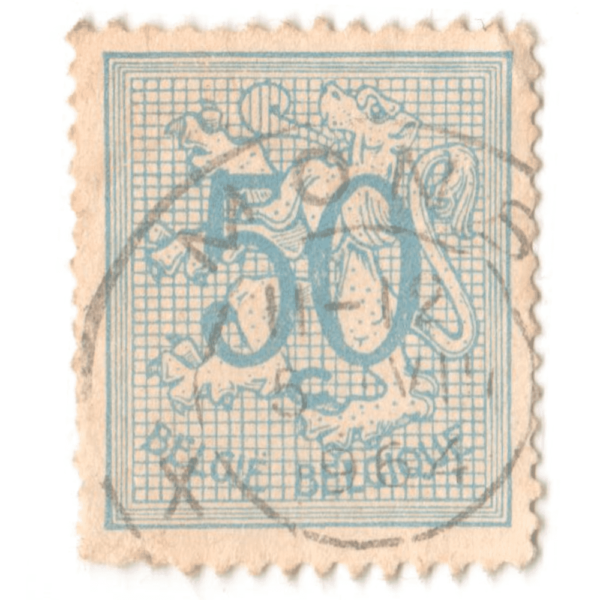 Belgique Belgie 50c Postage Stamp 1951 AED 5