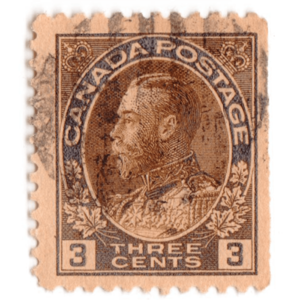 Canada King George V 3 cent brown 1923 10Aed